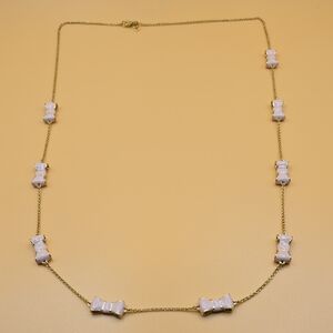 Kate Spade *Take A Bow* Pink Necklace